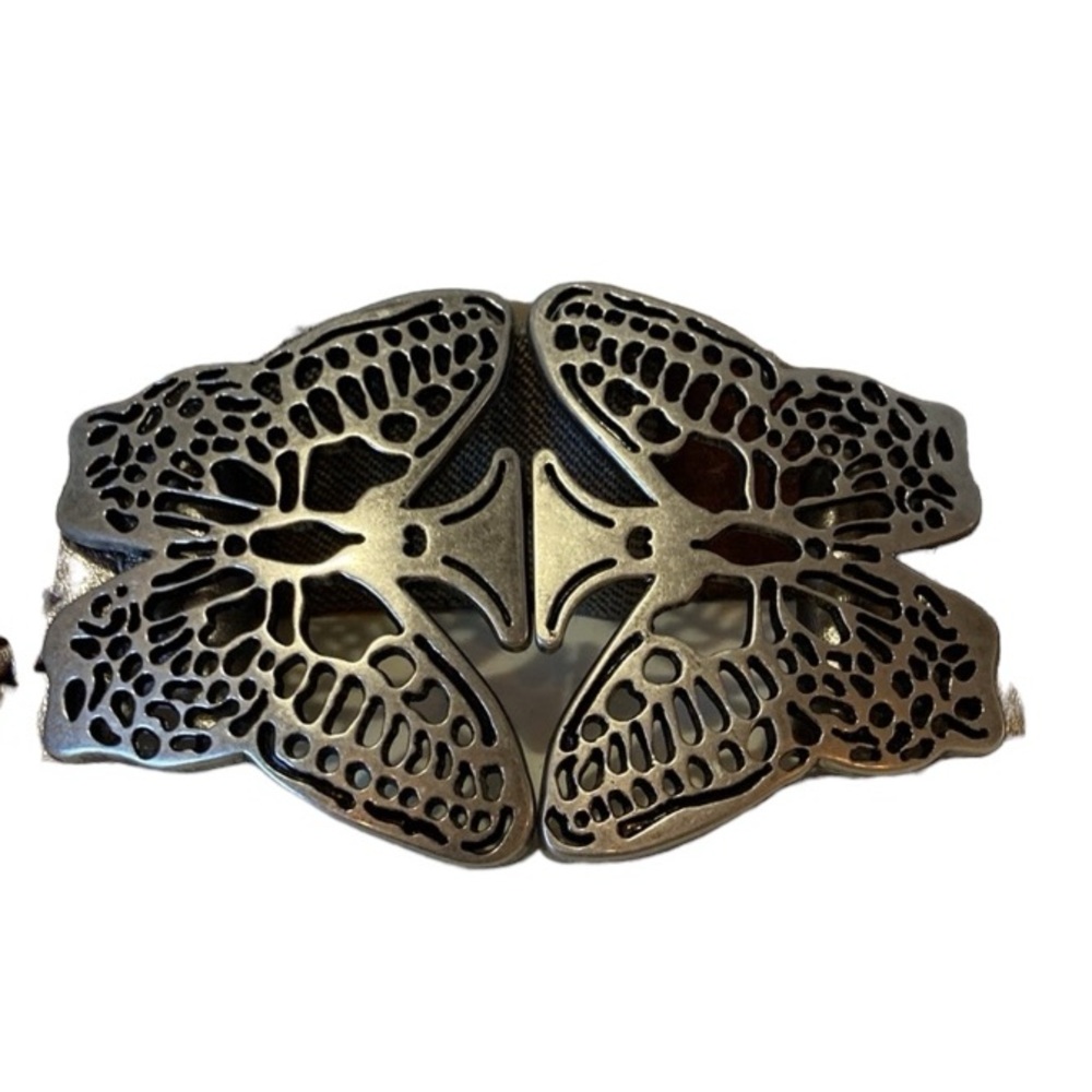 Vintage Fossil Butterfly Belt Modifed